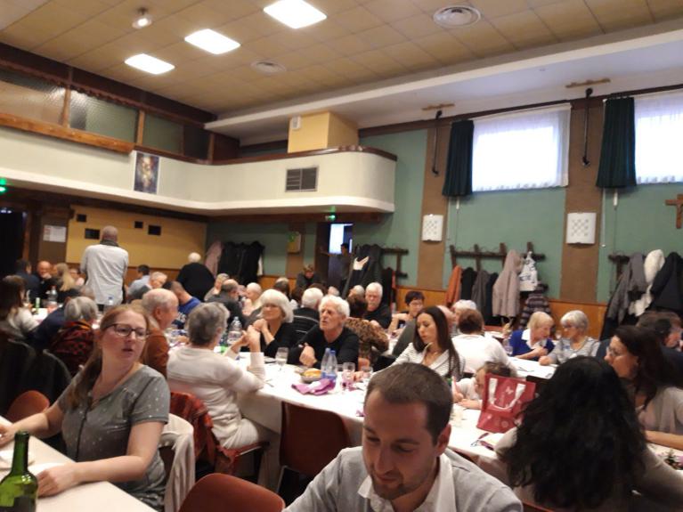 131 personnes au repas